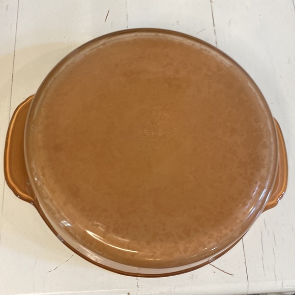 Anchor Hocking #450 peach Fire King 8 inch ovenware - Picture 4 of 6